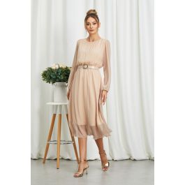 Enid Nude Dress Two Days Delivery World Wide