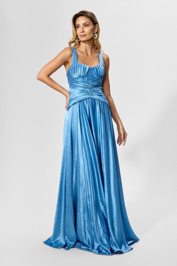 Joviale Indigo premium occasion Dress
