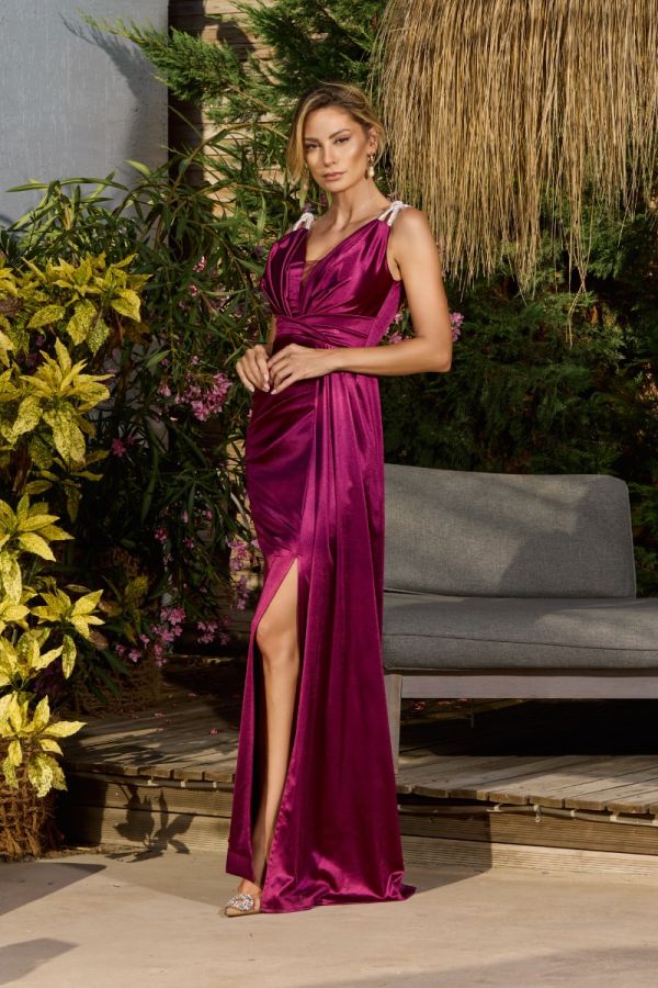 Ancona Magenta Occasion Dress