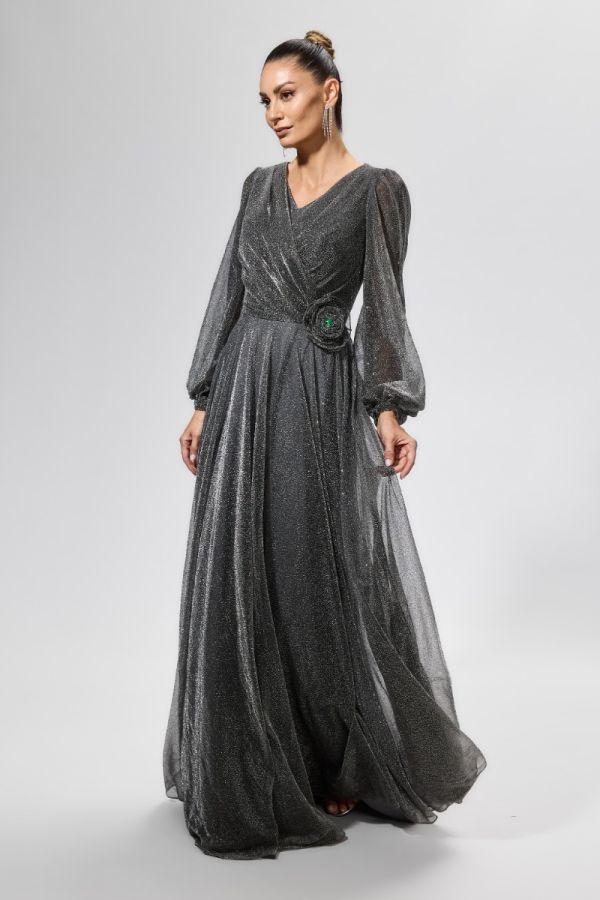 Havana Silvery Occasion Dress