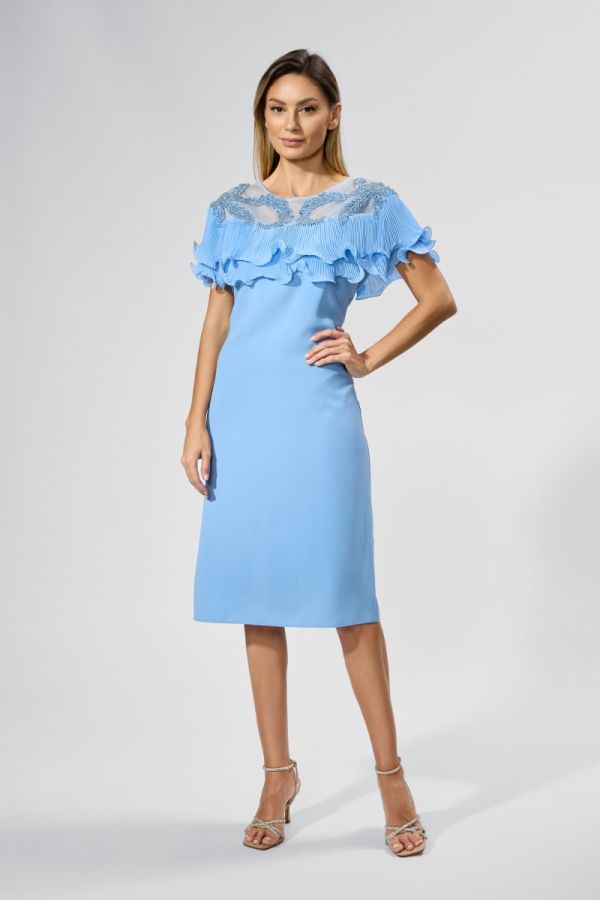 Merriva Light Blue occasion Dress