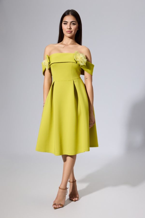 Girly Pistachio occasion Dress