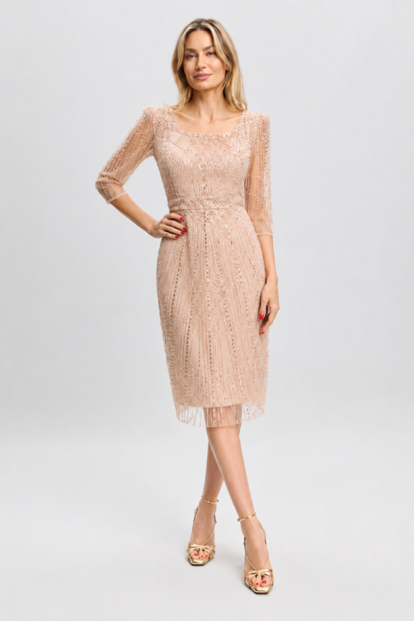 Gilberta Nude Occasion Dress