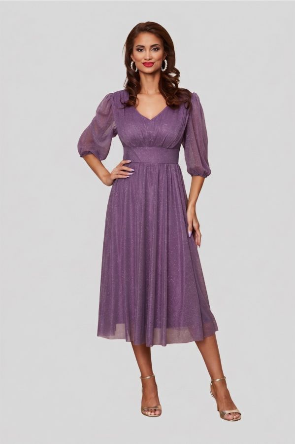 Nicolette Purple Dress
