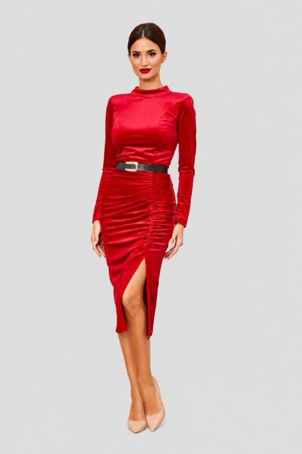 Lady Red Dress