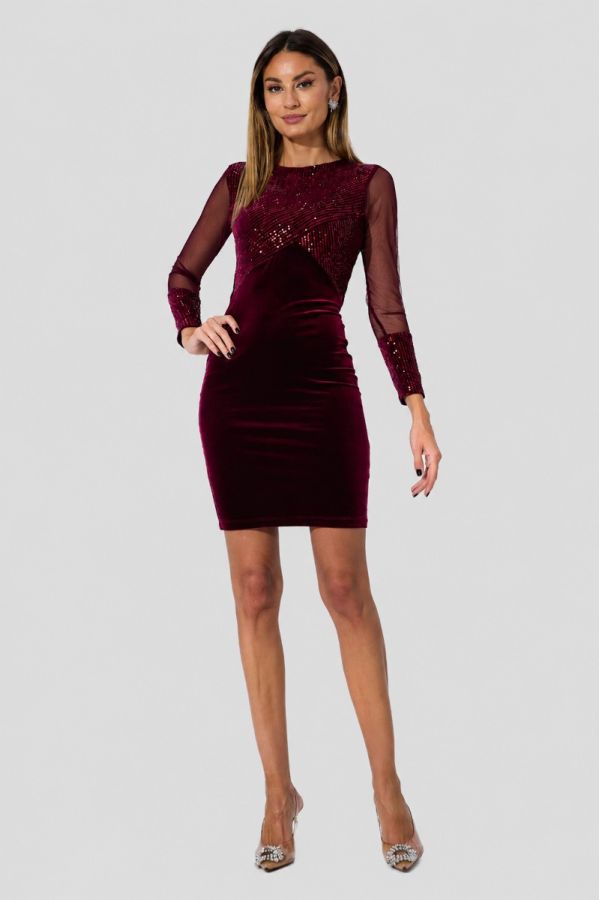 Ruby Burgundy Dress