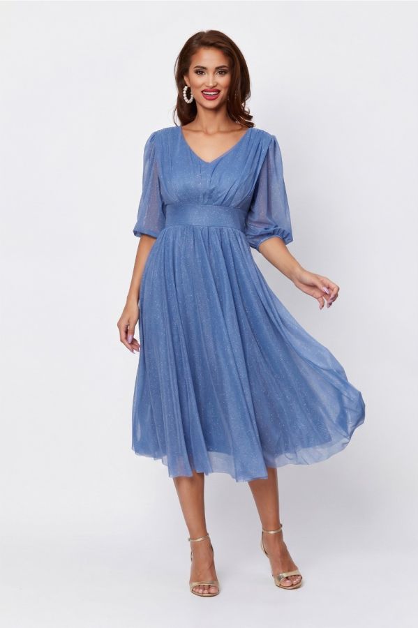 Nicolette Blue Dress