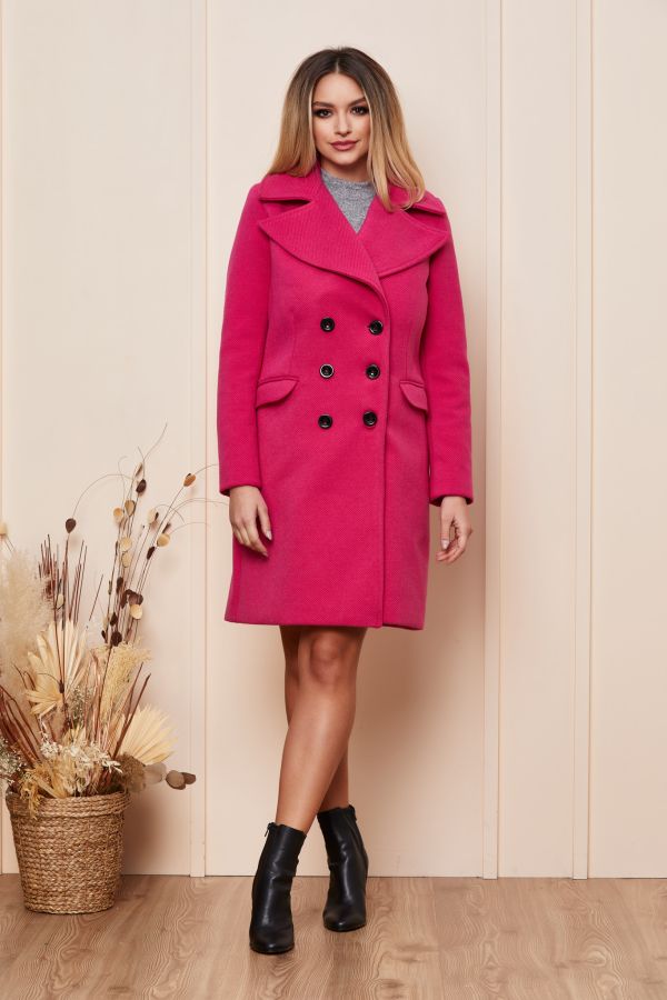 Moze Smile Fuchsia Coat