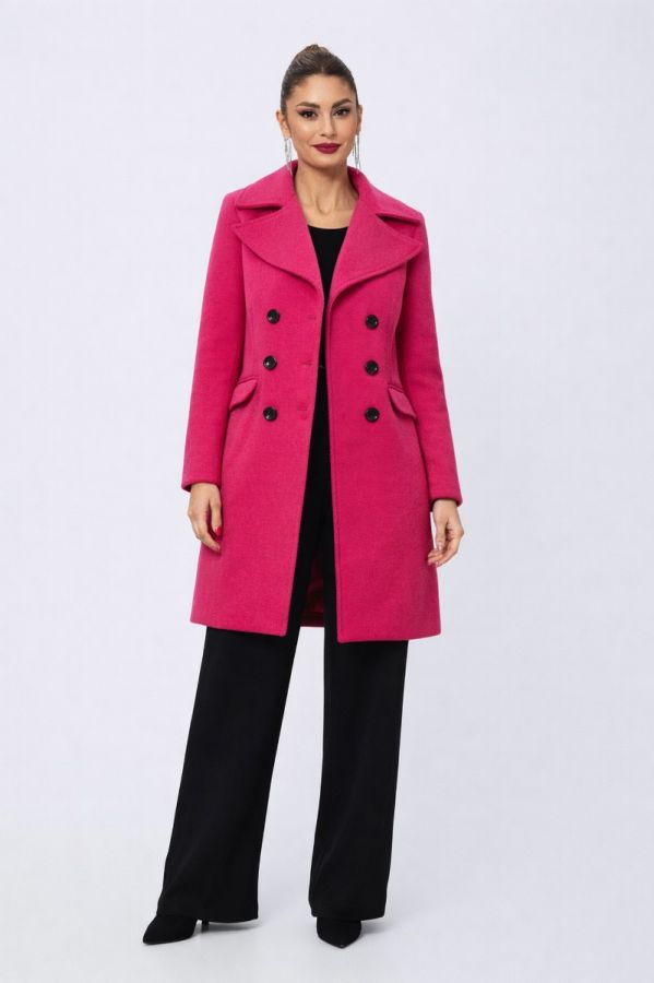 Moze Smile Fuchsia Coat