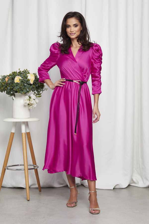 Yulia Cerise Dress