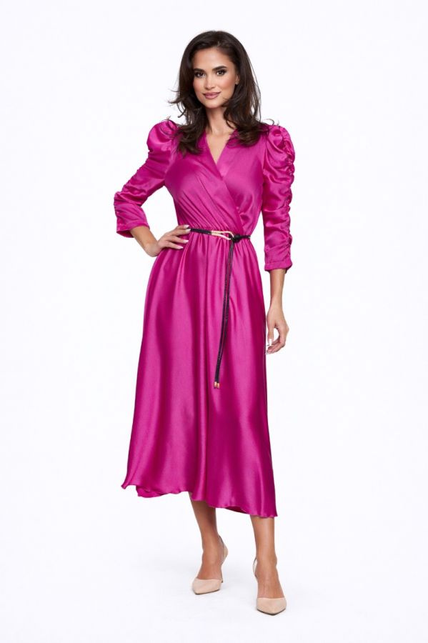 Yulia Cerise Dress