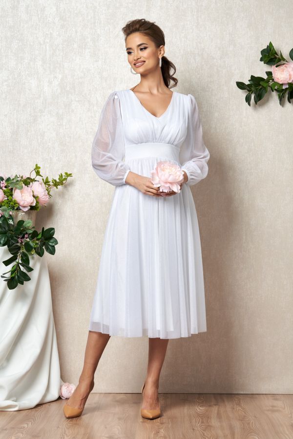 Wilma White Dress