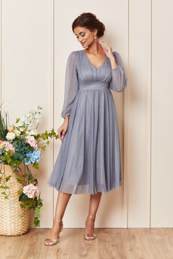 Wilma Dark Gray Dress