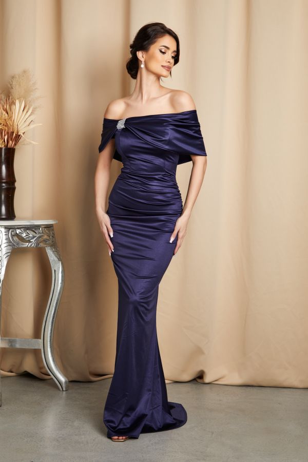 Reveria Navy Dress