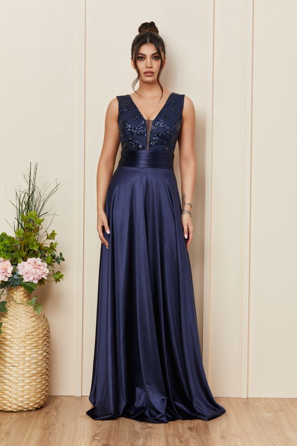 Delight Navy Dress