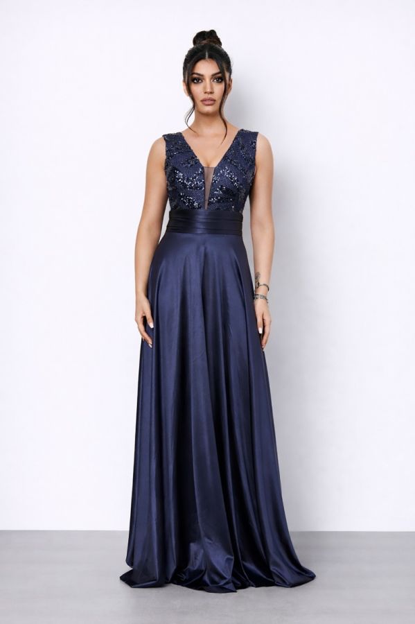 Delight Navy Dress