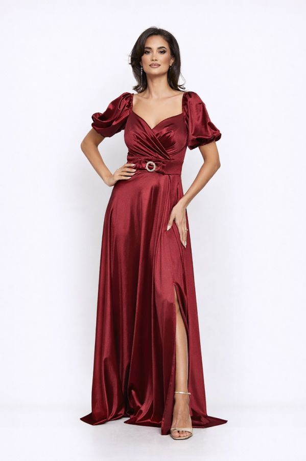 Night Diva Burgundy Dress