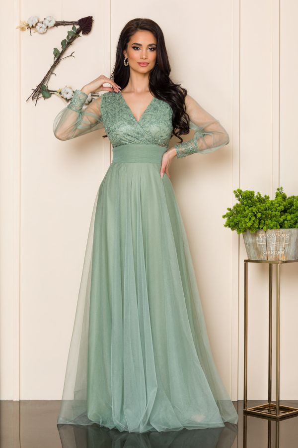 Dinasty Light Green Dress