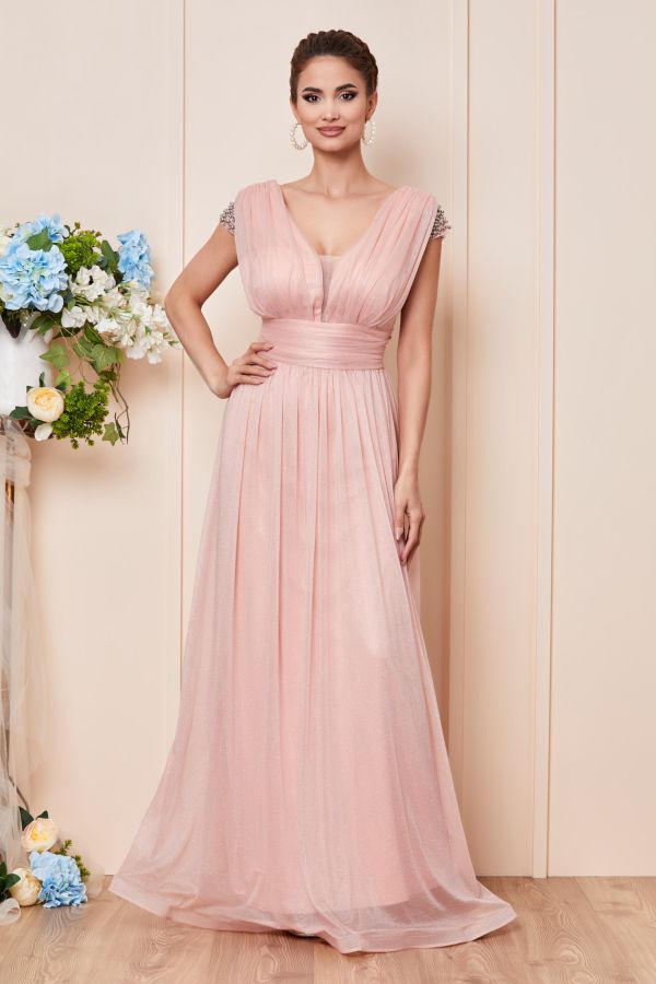 Florence Peach Dress