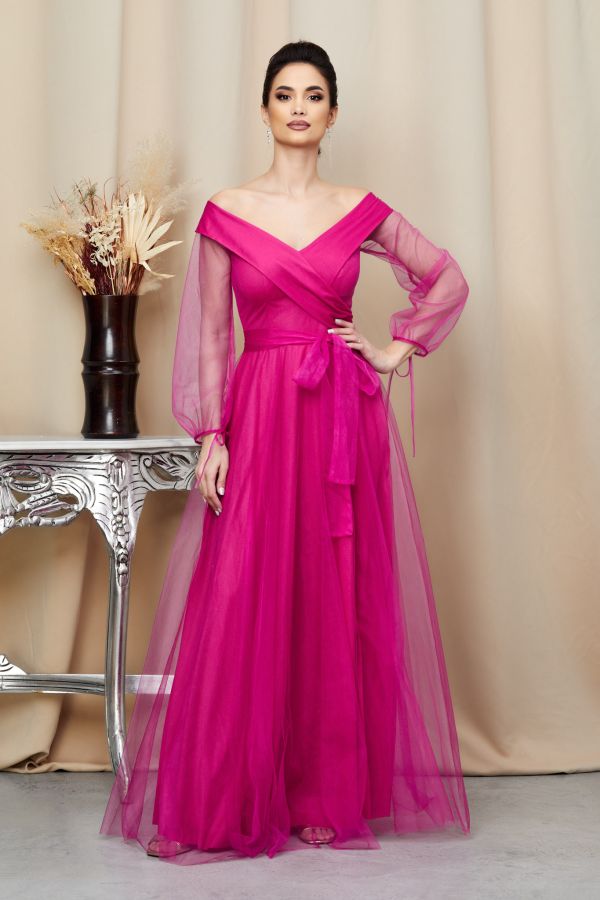 Hermosa Fuchsia Dress