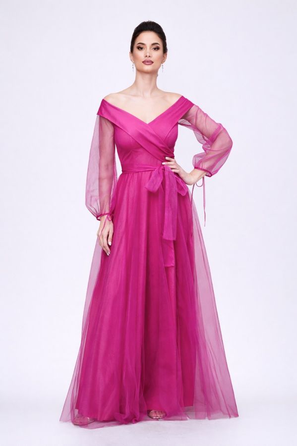 Hermosa Fuchsia Dress