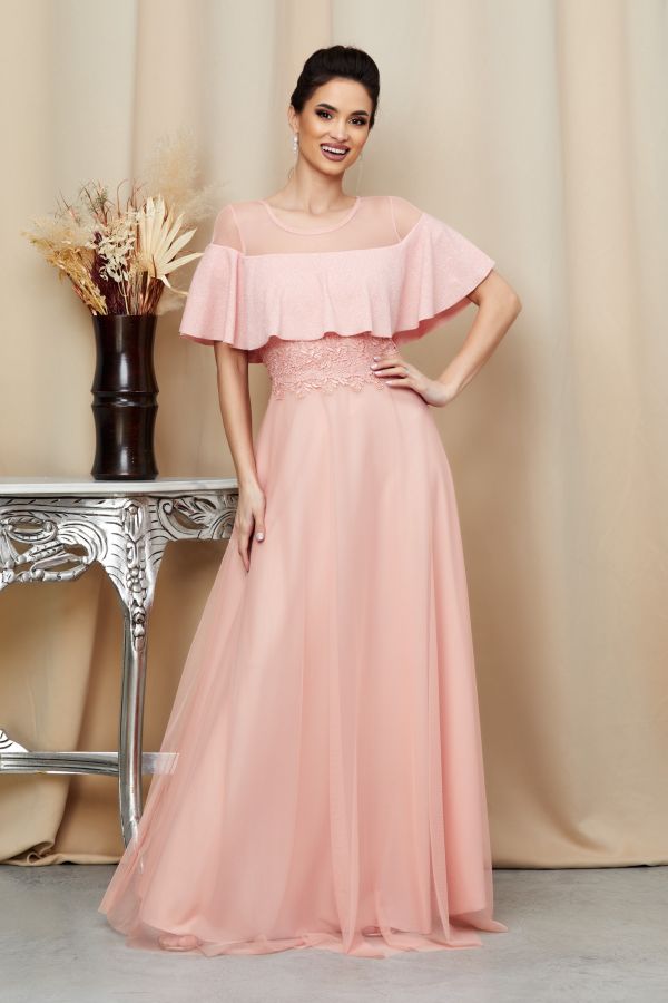 Adellya Peach Dress