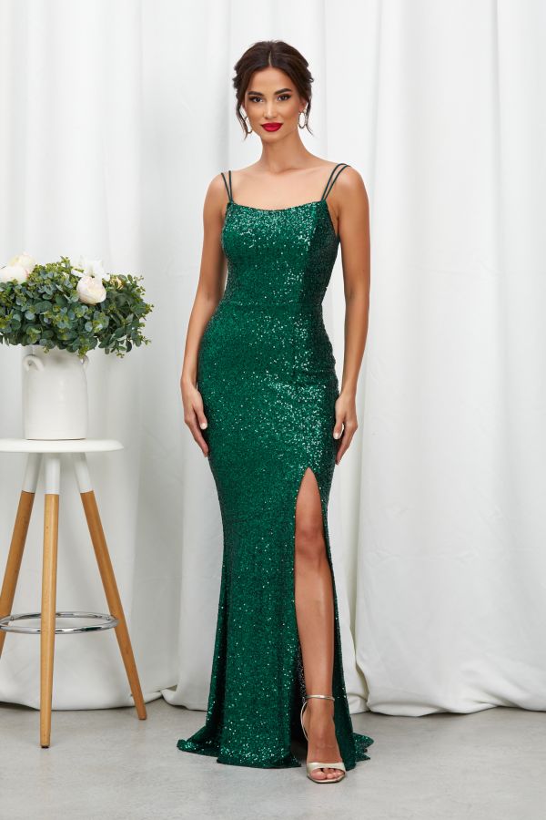 Shine Green Dress