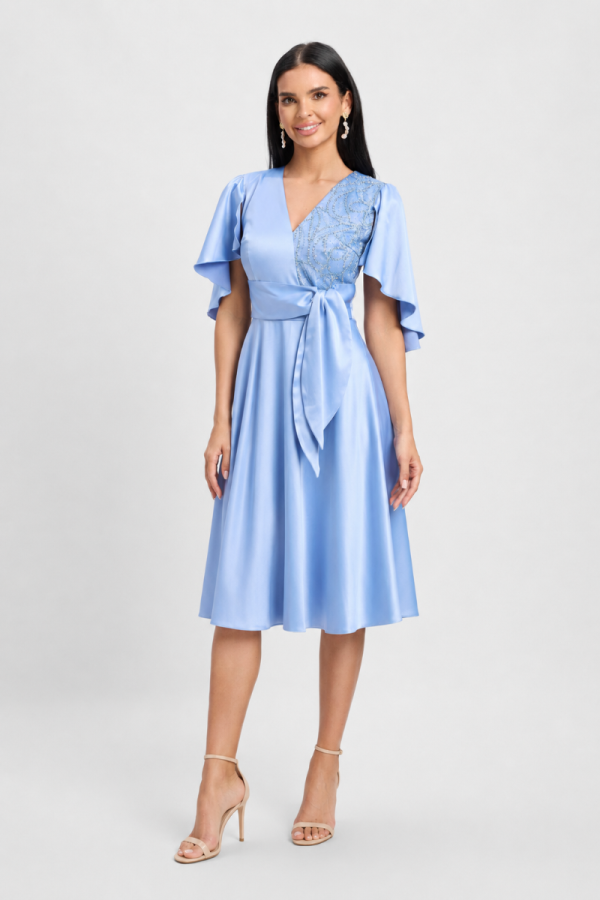 Moze Cristina Blue Occasion Dress