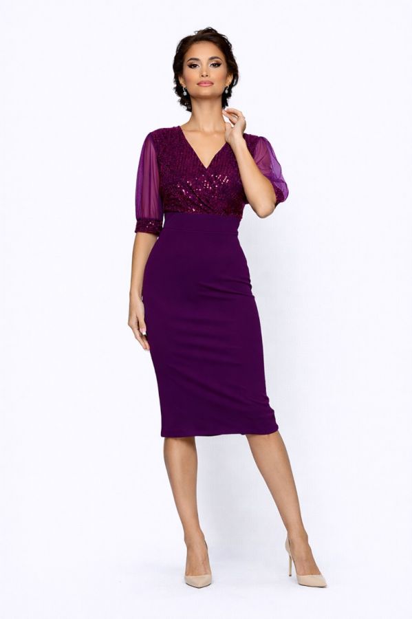 Pilar Purple Dress