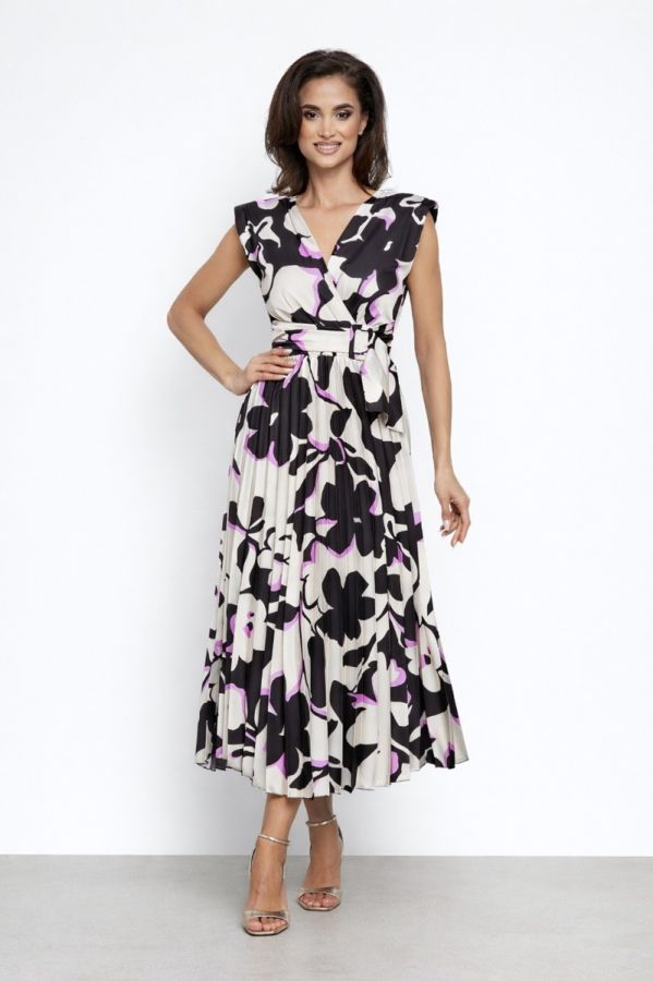 Carmen Beige Multi Dress
