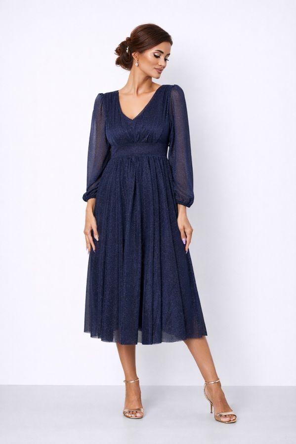 Wilma Navy Dress