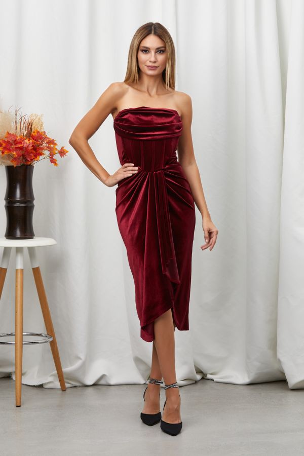 Nemesis Burgundy Dress