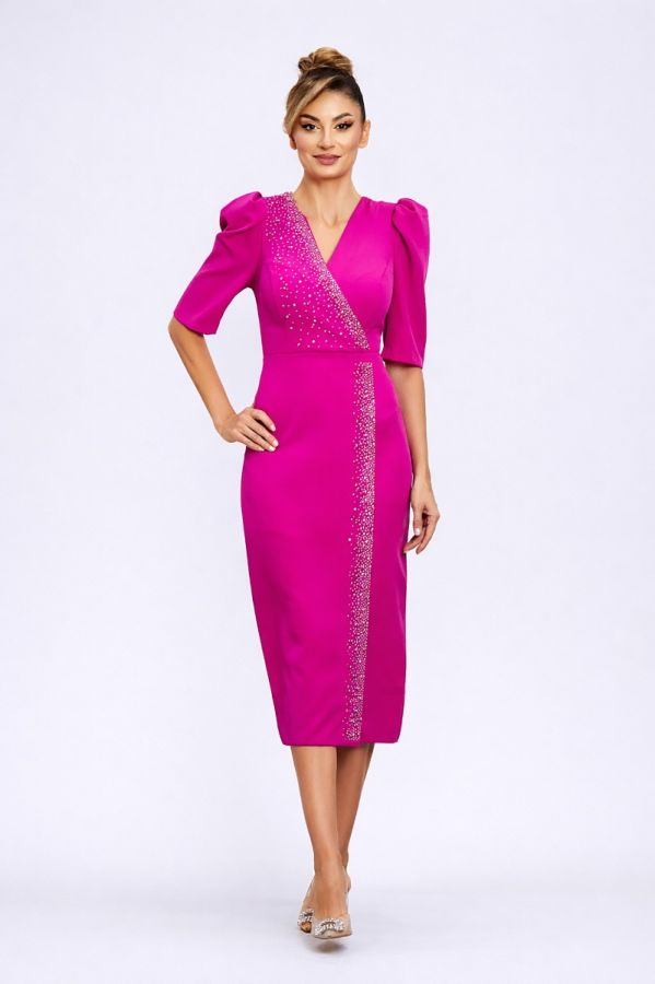 Elisha Fuchsia Dress 