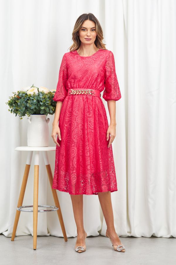 Ozana Coral Dress 