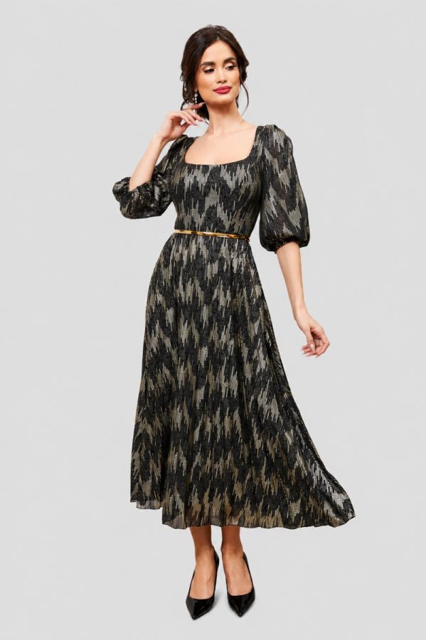 Luvia Golden Dress