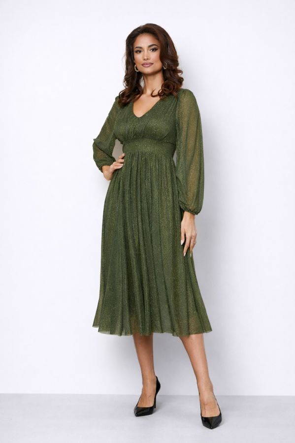 Wilma Khaki Dress