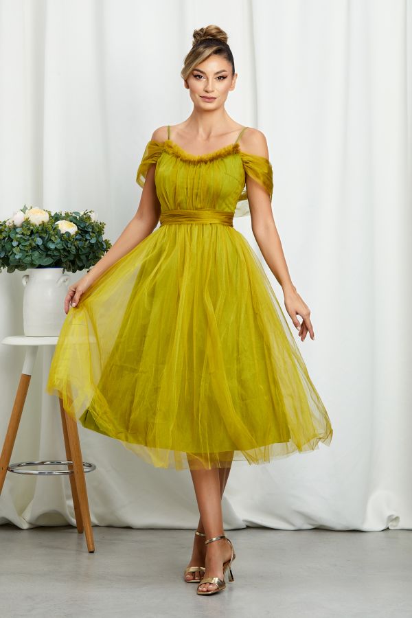 Queeny Pistachio Dress