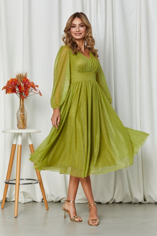 Wilma Pistachio Dress