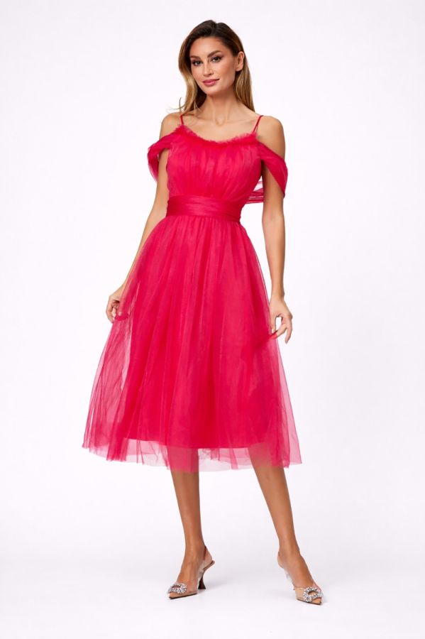 Queeny Fuchsia Dress