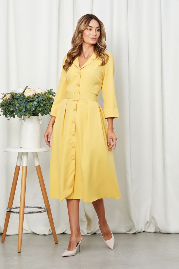 Alva Yellow Dress