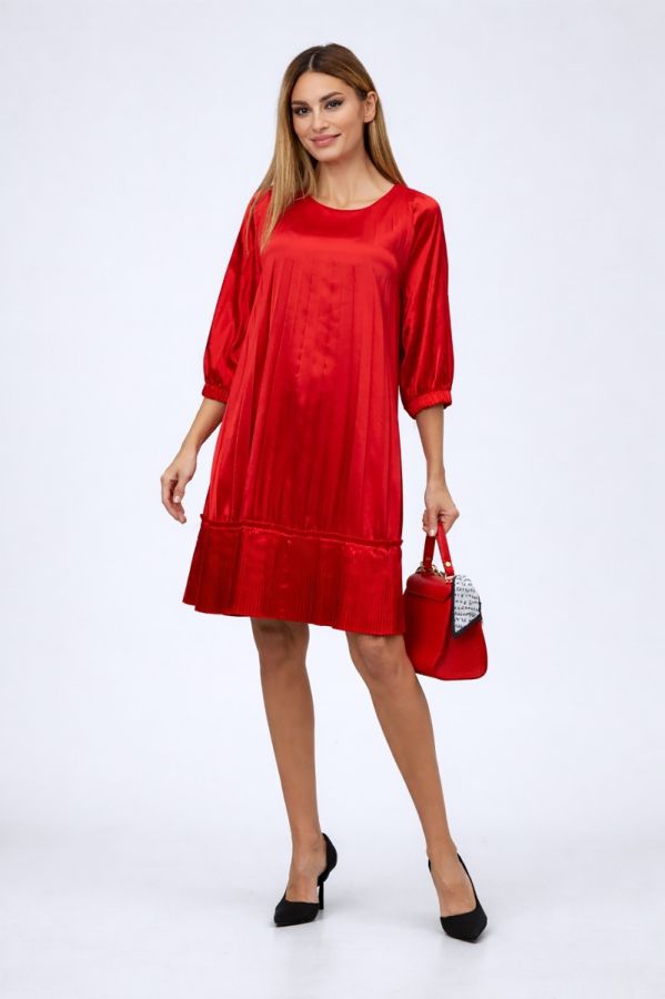 Zina Red Dress