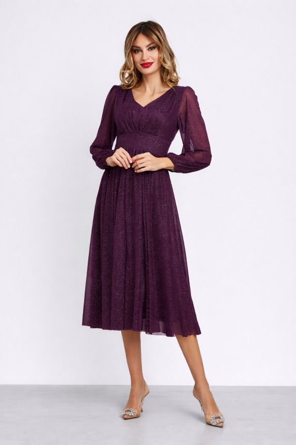 Wilma Violet Dress