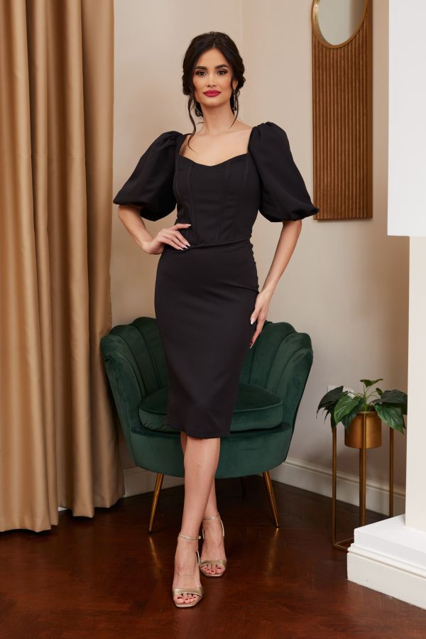 Teona Black Dress