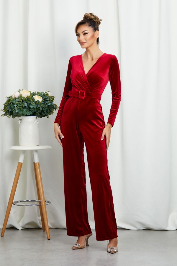 Maysa Red Jumpsuit