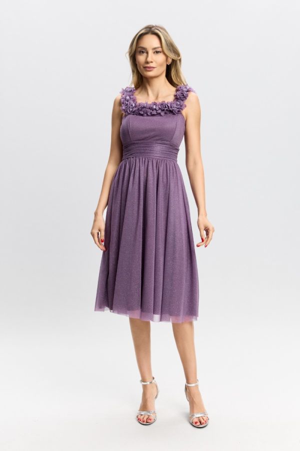 Roxanne Purple Occasion Dress
