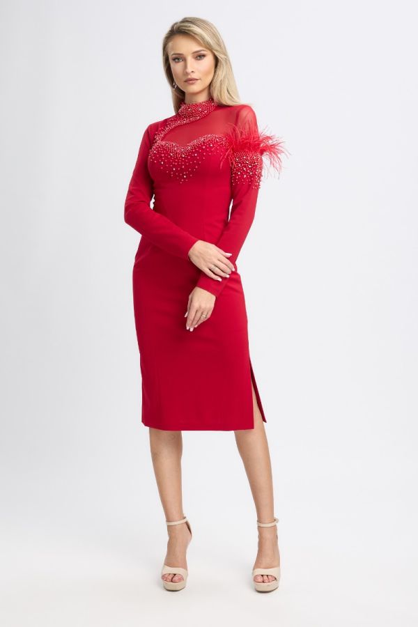 Hailey Red Occasion Dress