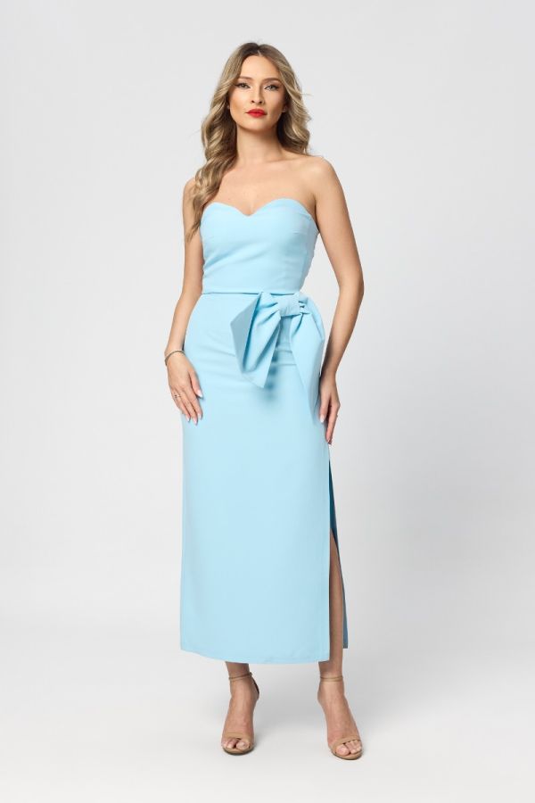 Delisse Blue Occasion Dress