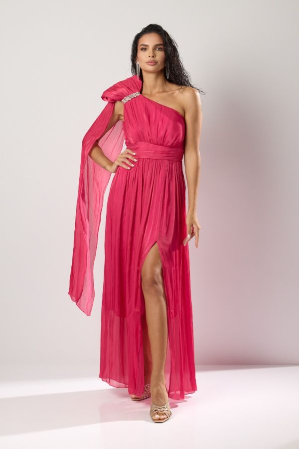 Moze Evangelia Fuchsia Occasion Dress