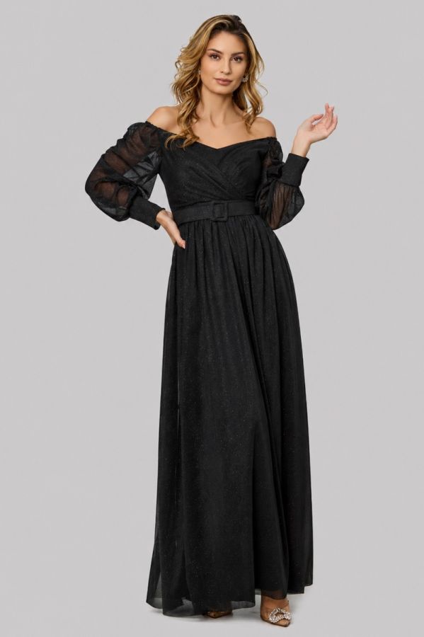 Odessa Black Dress