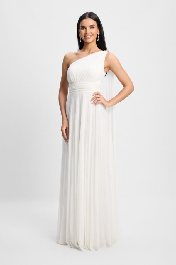 Cataleya White Occasion Dress